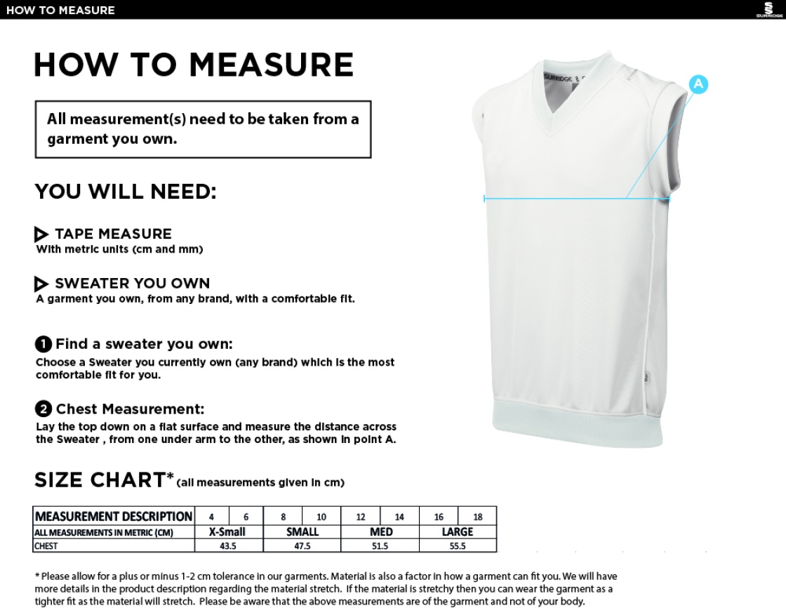 GREAT BUDWORTH CC BLAST SLEEVELESS WOMENS SWEATER-Ivory - Size Guide