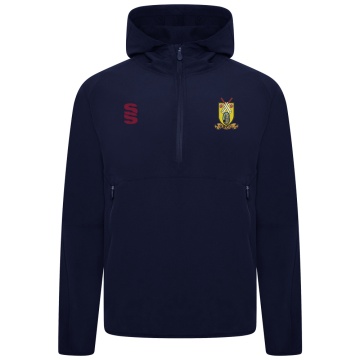 GREAT BUDWORTH CC Dual Elite 1/4 Zip Hoody / Rain Jacket : Navy