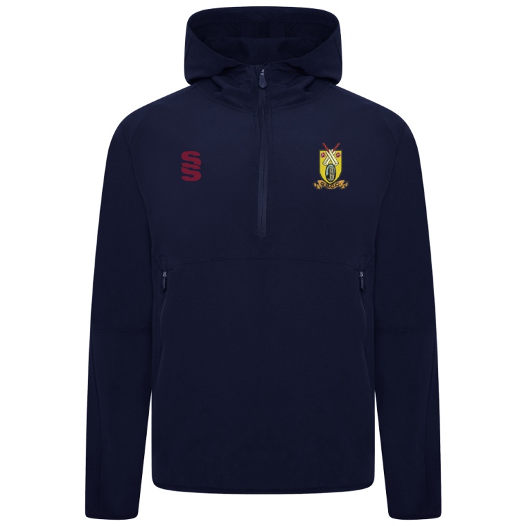 GREAT BUDWORTH CC Dual Elite 1/4 Zip Hoody / Rain Jacket : Navy