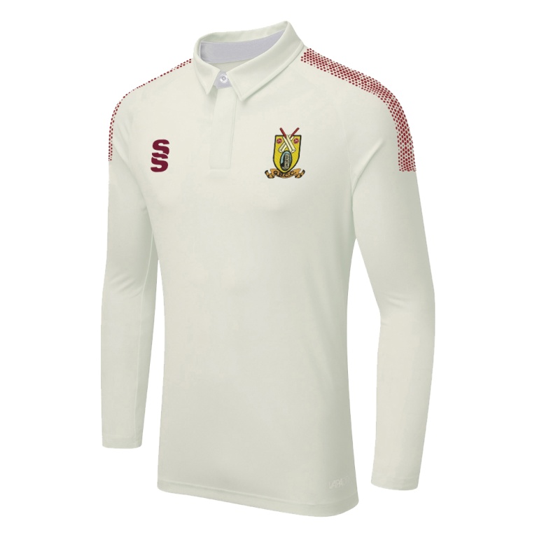 GREAT BUDWORTH CC DUAL LONG SLEEVE CRICKET SHIRT (WOMENS)-Ivory