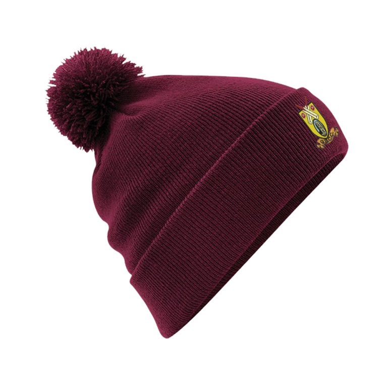 GREAT BUDWORTH CC Original Pom Pom Beanie : Maroon