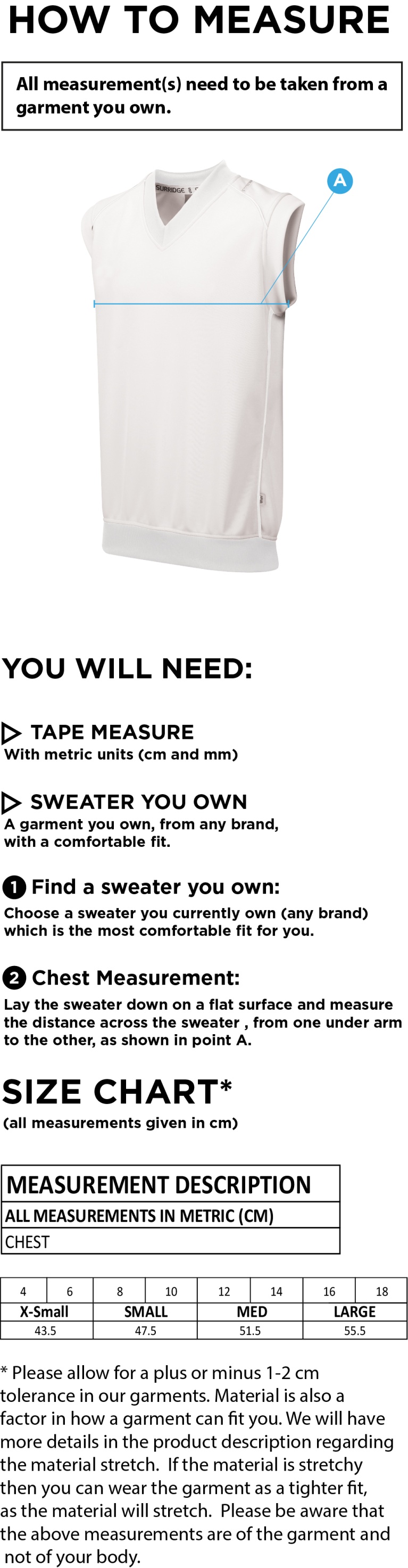 GREAT BUDWORTH CC BLAST SLEEVELESS WOMENS SWEATER-Ivory - Size Guide